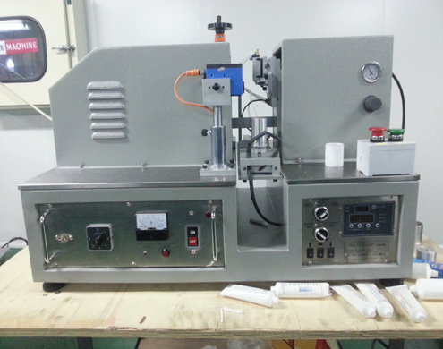 ultrasound tubes sealing machinery 초음파 튜브 밀봉 기계