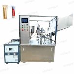 자동 크림 로션 튜브 충진 밀봉 기계, 물 냉각기 포함