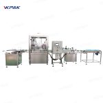 자동 소형 화장품 병 충전 플러깅 캡핑 라벨링 라인