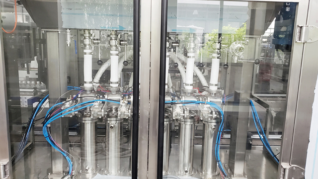 6개 헤드 대형 용기 5L액체 충진 캡핑 양면