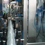 자동 병 충전 캡핑 라벨링 카토닝 오버랩핑 기계