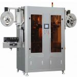 자동 더블 헤드 컵 음용수 병 슬리브 라벨링 기계