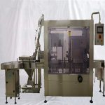 금속 탐지기가 있는 자동 인라인 유리 병 진공 캡핑 기계