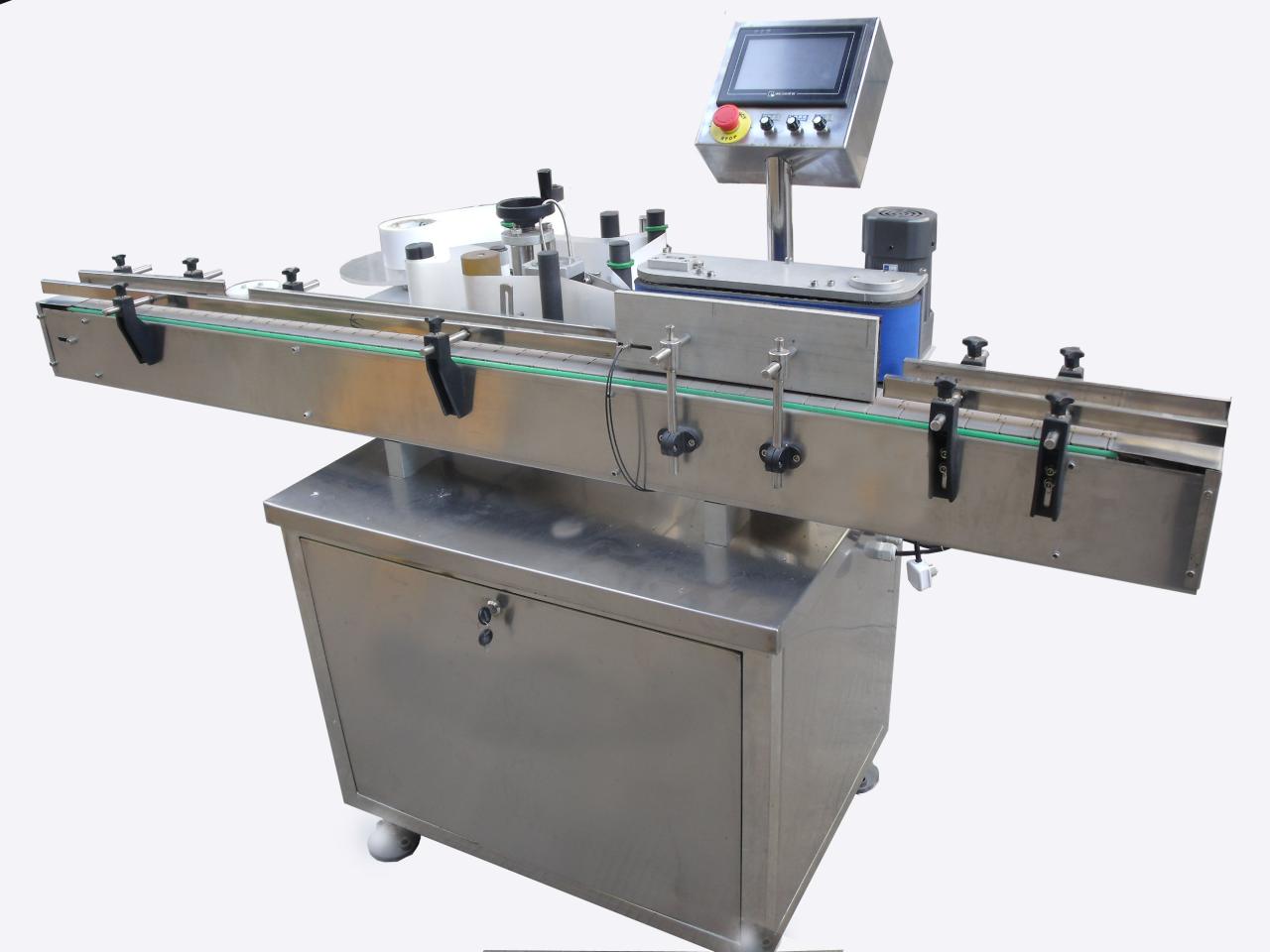 automatic vertical labeling equipment 논스티커 라벨링 기계 자동 E액체.jpg