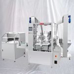 언스크램블러가 있는 액상 소형 병 충진 캡핑 라벨링 기계