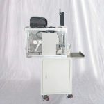 반자동 케이블 와이어 스티커 인쇄-적용 폴딩 라벨링 기계