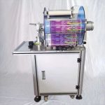 반자동 소시지 플래그 태그 폴딩 스티커 라벨러 기계