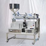 초음파 밀봉 장비가 있는 반자동 튜브 충진기