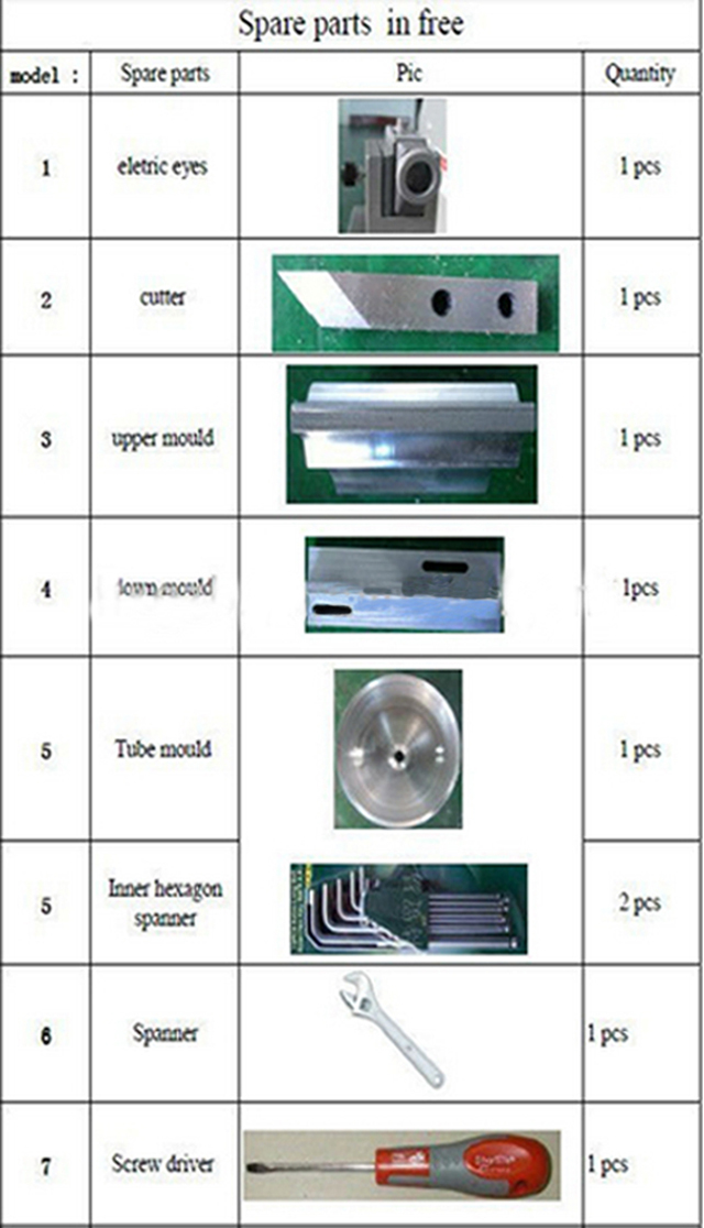 listed parts for ultrasonic tubes sealing machines 초음파 밀봉용 예비 부품.jpg